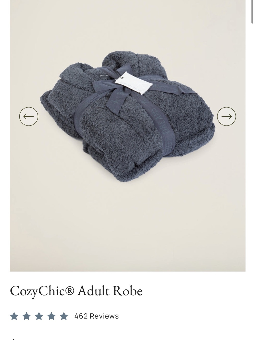 Barefoot Dreams CozyChic® Adult Robe in Slate Blue